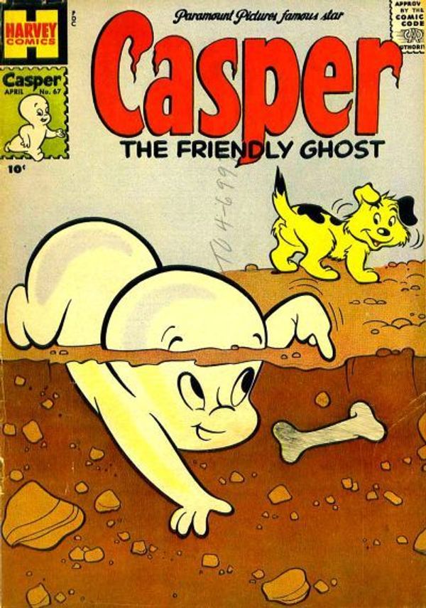 Casper, The Friendly Ghost #67 Value - Gocollect (casper-the-friendly 