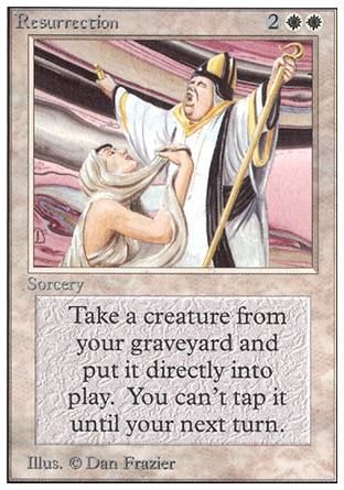 Resurrection (Unlimited) Trading Card