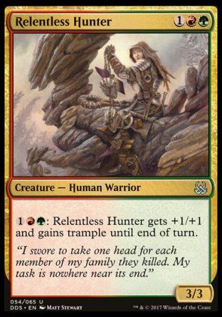 Relentless Hunter (Mind vs. Might) Trading Card