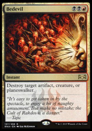 Bedevil (Ravnica Allegiance) Trading Card