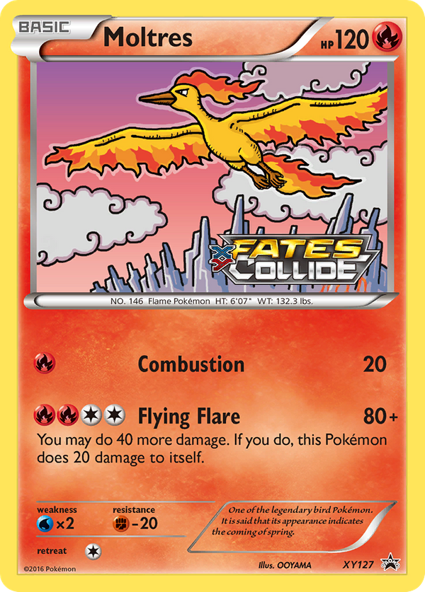 Moltres (XY127) - XY Black Star Promos