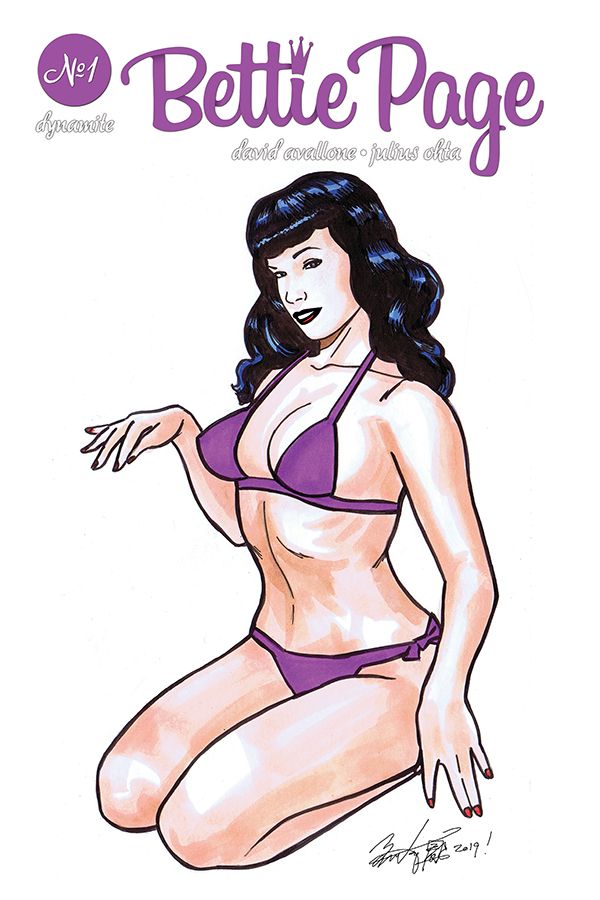 Bettie Page: Unbound #1 (Brian Kong Rmrk Cover)
