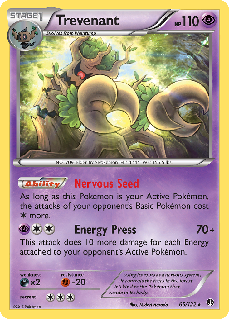 Trevenant (65/122) - BREAKpoint Pokémon Card