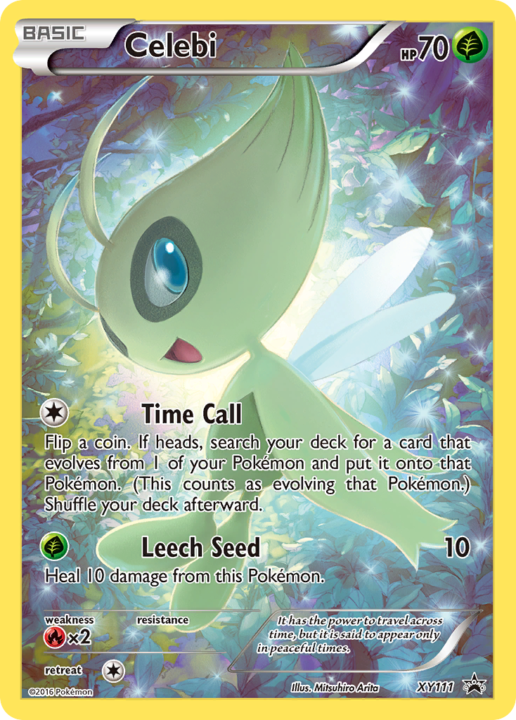 Celebi (XY111) - XY Black Star Promos Pokémon Card