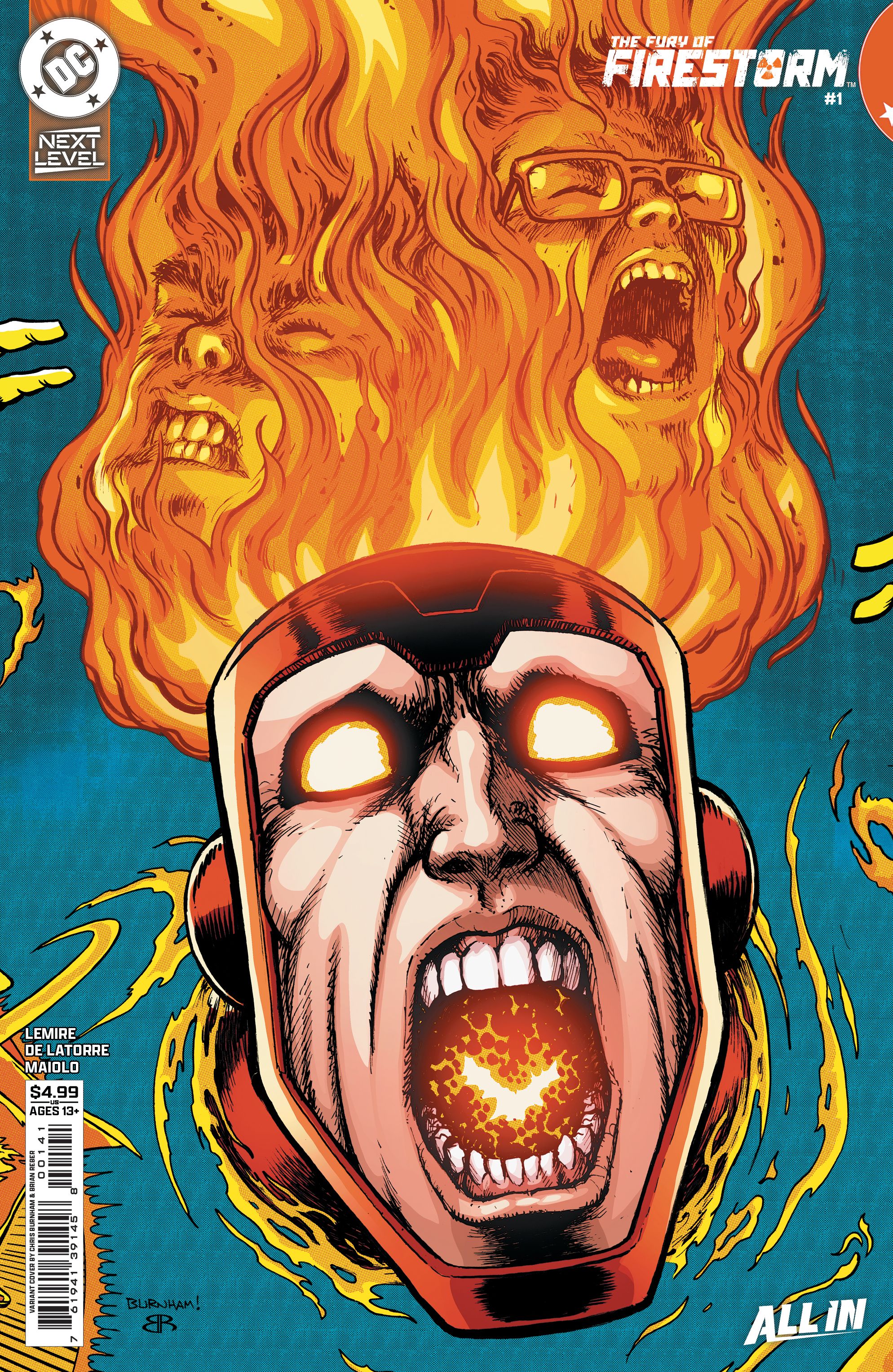 Fury Of Firestorm #1 (Cvr C Chris Burnham Card Stock Variant) Comic