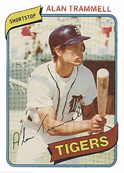 Alan Trammell 1980 Topps #232 Sports Card