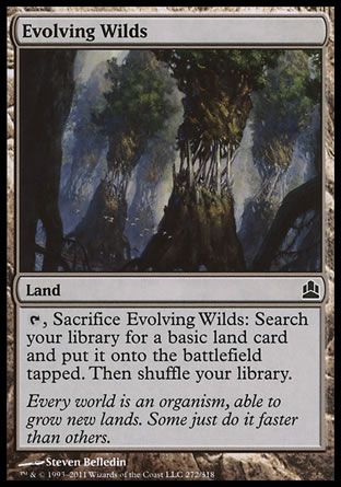 Evolving Wilds (MTG Commander) Trading Card