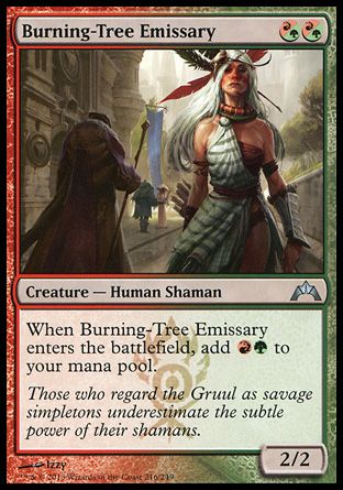 Burning-Tree Emissary (Gatecrash) Trading Card