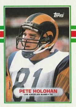 Pete Holohan 1989 Topps #124 Sports Card