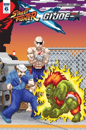 Street Fighter x G.I. Joe #6 (10 Copy Cover)