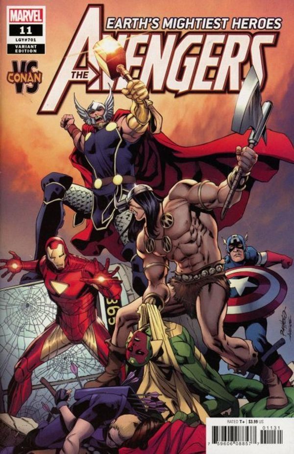 Avengers #11 (Pacheco Conan Vs Marvel Variant)