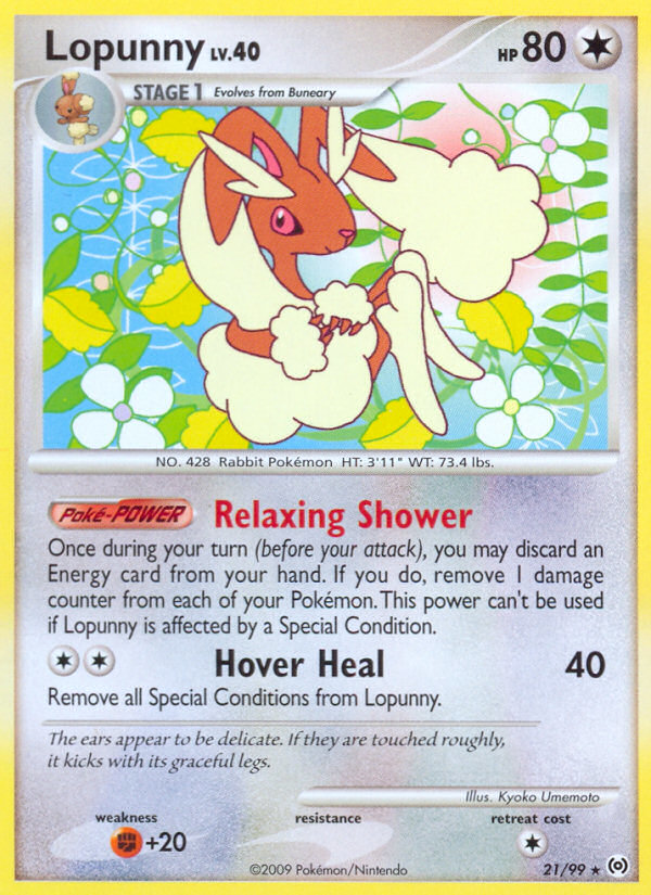 Lopunny (21/99) - Arceus Pokémon Card