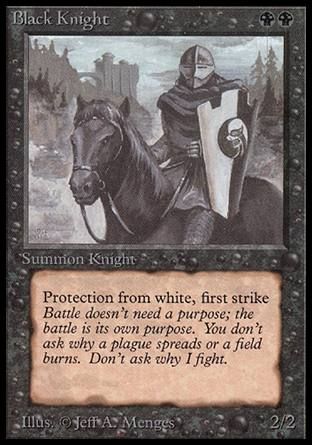 Black Knight (Beta) Trading Card