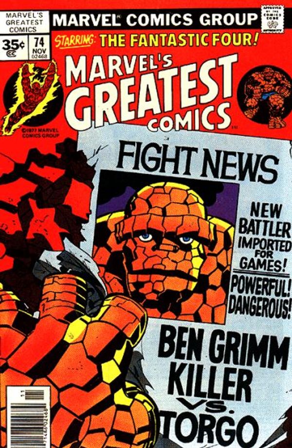 Marvel's Greatest Comics #74