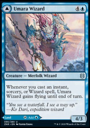 Umara Wizard (Zendikar Rising) Trading Card