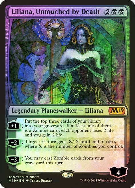 Liliana, Untouched by Death (SDCC 2018 Promo) Trading Card