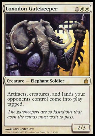 Loxodon Gatekeeper (Ravnica: City of Guilds) Trading Card