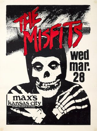 Misfits Max's Kansas City 1979 Concert Poster