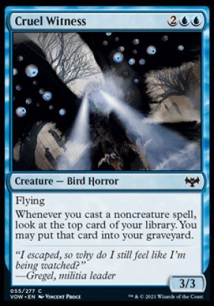 Cruel Witness (Innistrad: Crimson Vow) Trading Card