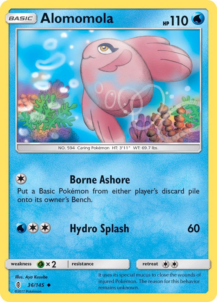 Alomomola (36/145) - Guardians Rising Pokémon Card