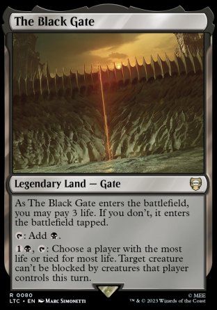 The Black Gate (The Lord of the Rings Commander Decks) Trading Card