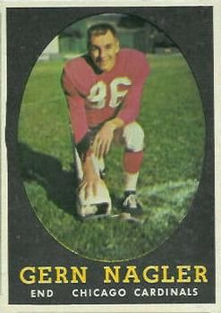 Gern Nagler 1958 Topps #60 Sports Card