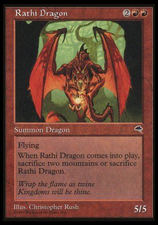 Rathi Dragon (Tempest) Trading Card