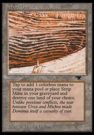 Strip Mine (Tower) (Antiquities) Trading Card