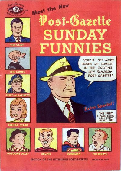 Meet The New Post-Gazette Sunday Funnies #? Comic