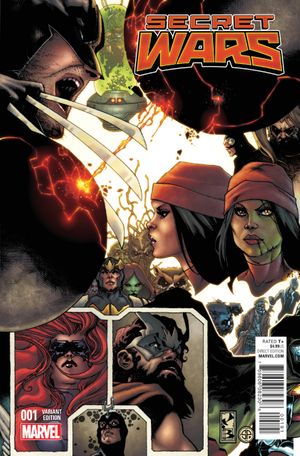 Secret Wars #1 (Connecting Variant)