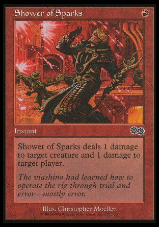 Shower of Sparks (Urza's Saga) Trading Card