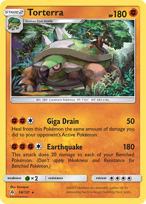Torterra (58/131) - Forbidden Light (Reverse Holo)
