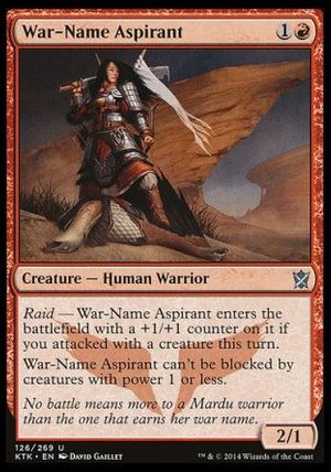 War-Name Aspirant (Khans of Tarkir)