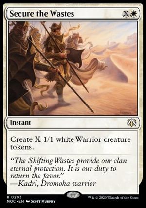 Secure the Wastes (March of the Machine Commander Decks)