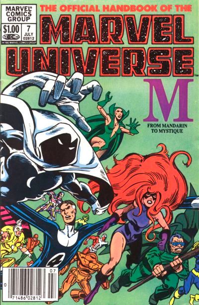 The Official Handbook of the Marvel Universe #7 Comic