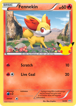 Fennekin (14/25) - McDonald's Collection 2021 (Holo)