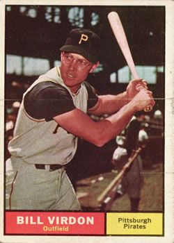 Bill Virdon 1961 Topps #70 Sports Card