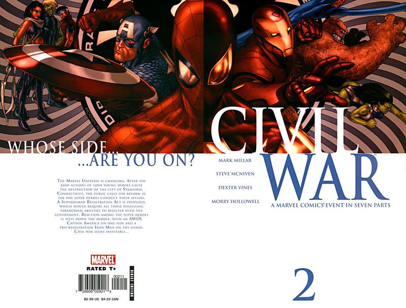 Civil War #2 Comic