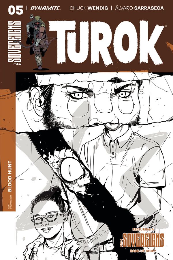 Turok #5 (Cover C 10 Copy Sarraseca B&w)