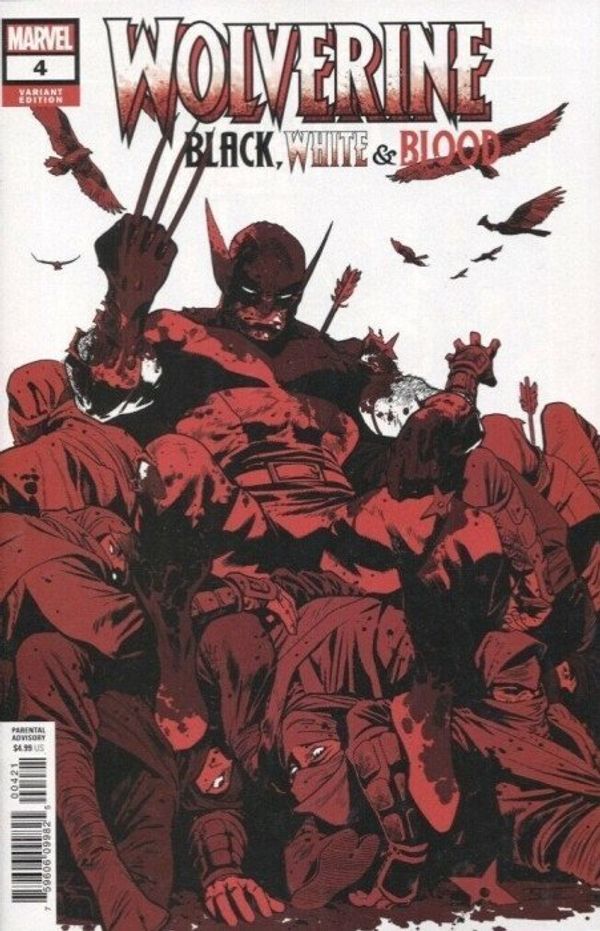 Wolverine: Black White & Blood #4 (Asrar Variant)
