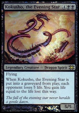 Kokusho, the Evening Star (From the Vault : Dragons) Trading Card