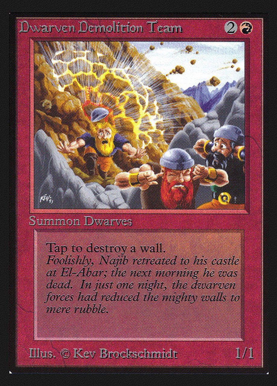 Dwarven Demolition Team (Collector's Edition) Trading Card