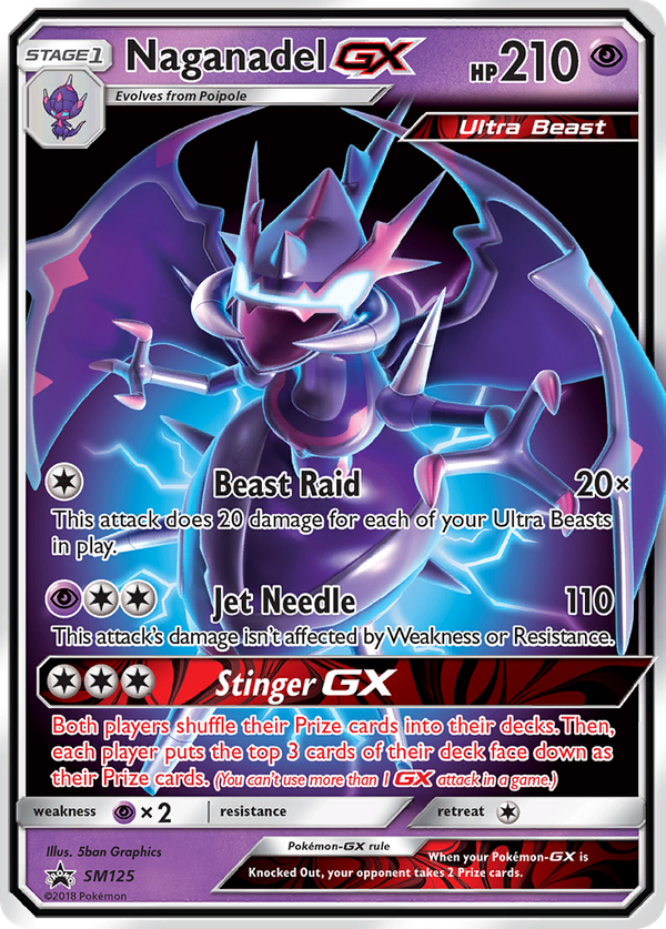 Naganadel GX (SM125) - SM Black Star Promos