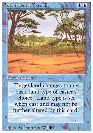 Phantasmal Terrain (Revised Edition) Trading Card