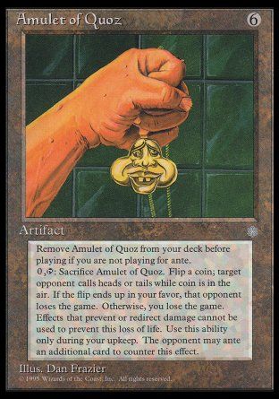 Amulet of Quoz (Ice Age) Trading Card