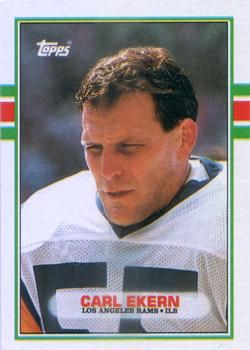 Carl Ekern 1989 Topps #126 Sports Card