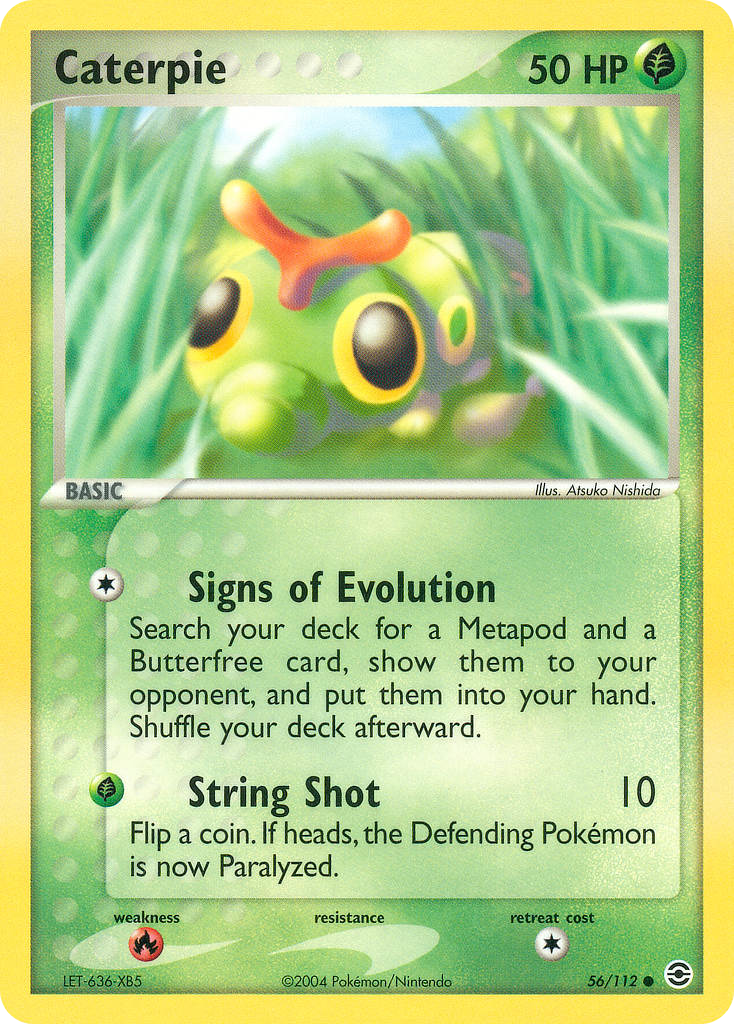 Caterpie (56/112) - FireRed & LeafGreen Pokémon Card