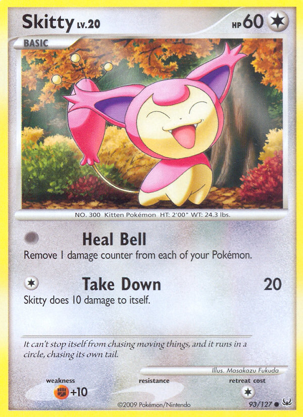 Skitty (93/127) - Platinum Pokémon Card