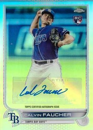 Calvin Faucher 2022 Topps Chrome Update - Autographs Baseball #AC-CF