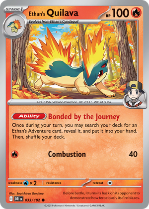 Ethan's Quilava (33/182) - Destined Rivals